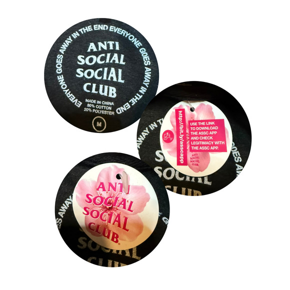 Anti Social Social Club Popcorn Hoodie Black – Size Medium – Brand New - Picture 4 of 4